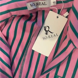 Pink & green bodysuit